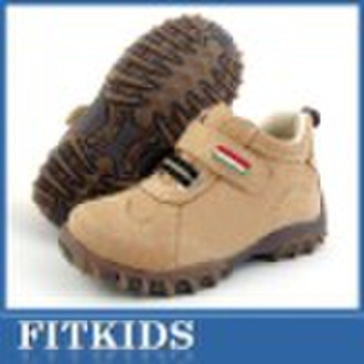 sell children casual shoes with nubuck leather upp