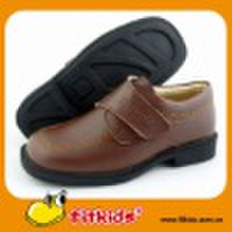 school shoes with black leather upper and comforta