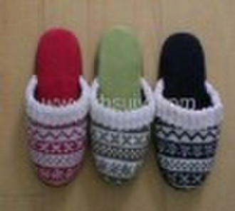 lady's knit slipper