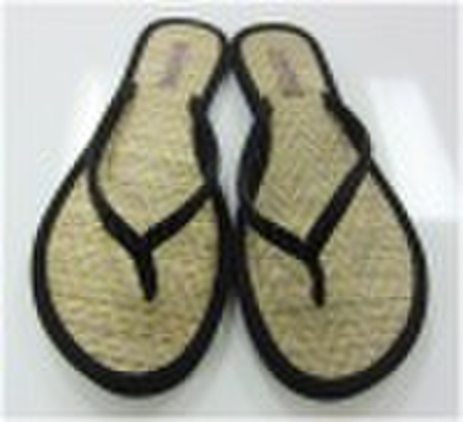 woman plush slipper