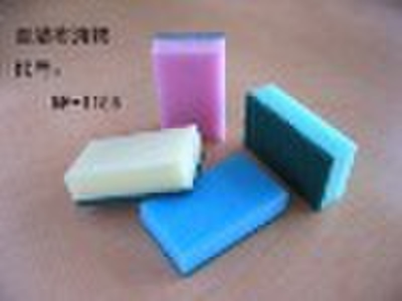 Cleaning Sponge with Scouring Pad