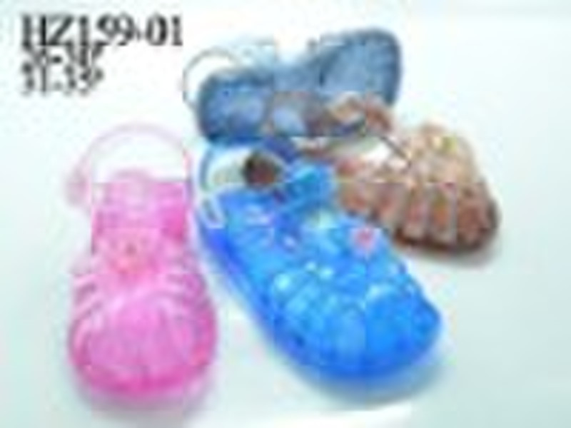 Fashiona&Comfortable pvc children shoe