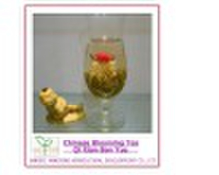 Chinese blooming art tea Qi Xian Ban Yue