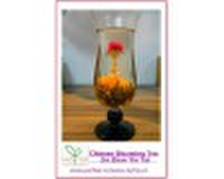 Chinese blooming art tea Jin Zhan Yin Tai