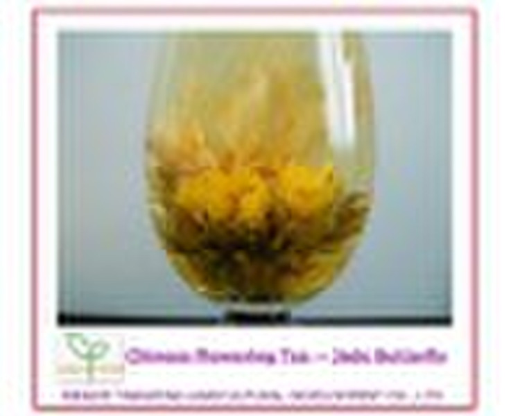 Chinese blooming art tea Jade Butterfly