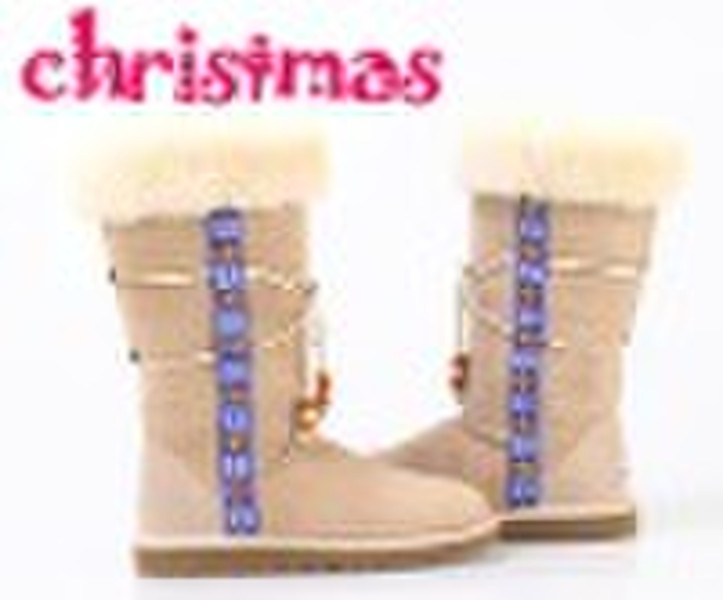 Women's Boots:china shoe lace-up snow boot new