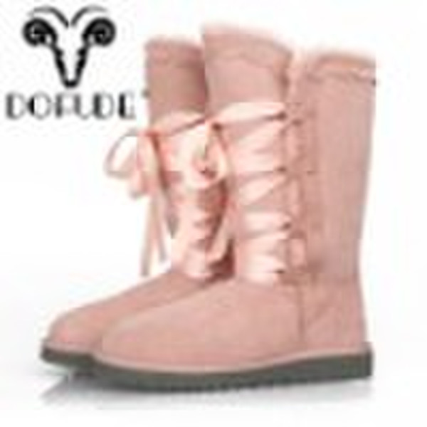 woman shoe :pink Roxy Sheepskin Boot /Winter Snow