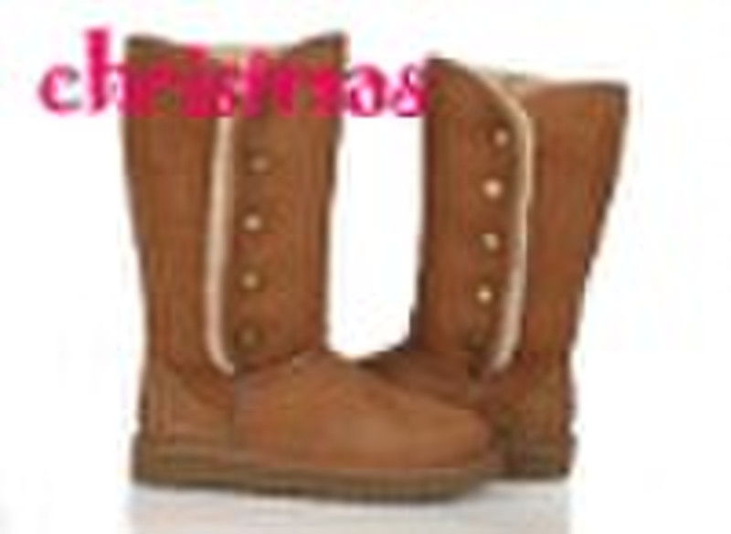 2010 winter boots:wing style Women's Chestnut