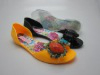 2010 Fashion PVC Jelly Women Sandal shoes