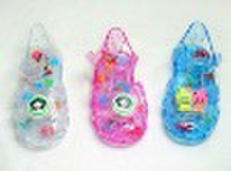 Pretty children crystal shoes