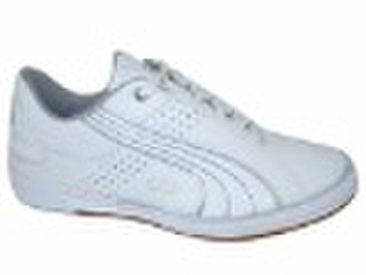 2011ss  white nice men leather casual shoe