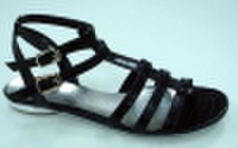 lady stripy sandal