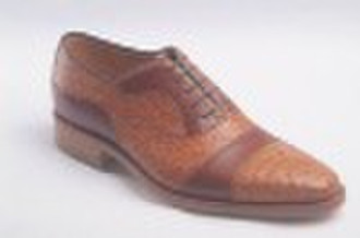 Ostrich Skin Goodyear Bespoke Shoes