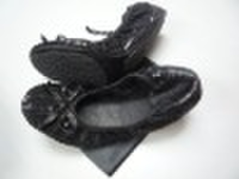 Foldable ballet shoes