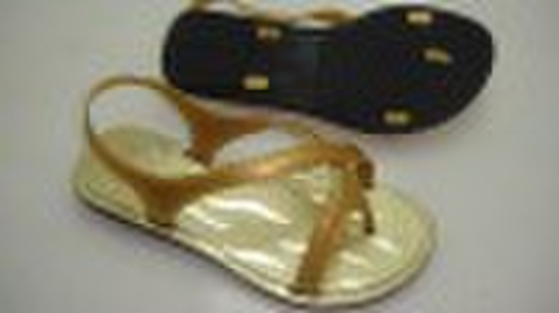 2010 hot sell girl and lady PVC sandal