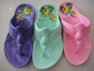 2010 fashion PVC girl flip flop