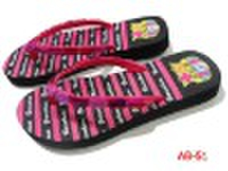 2010 beach flip flops with bead designs