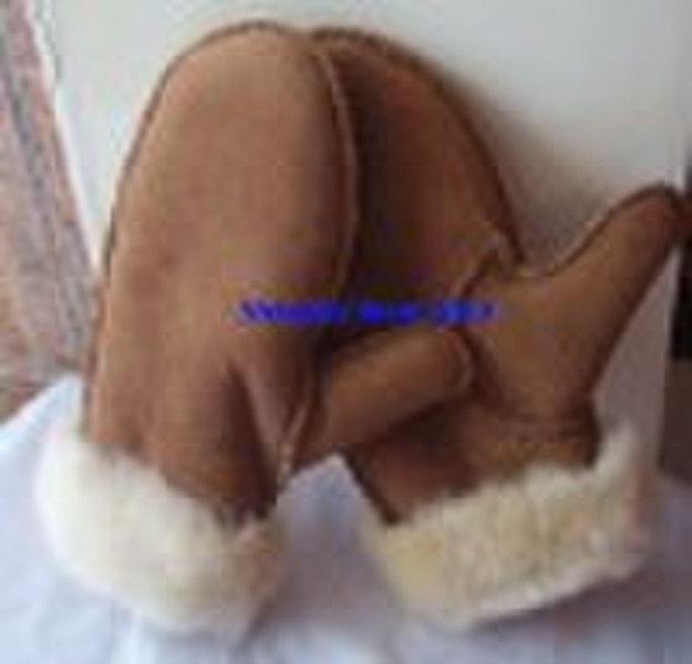 sheepskin mitten,sheepskin glove