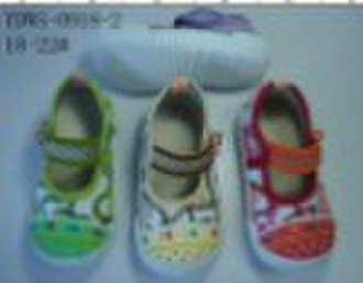 kids canvas injection shoes