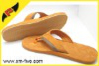 real leather flip flop