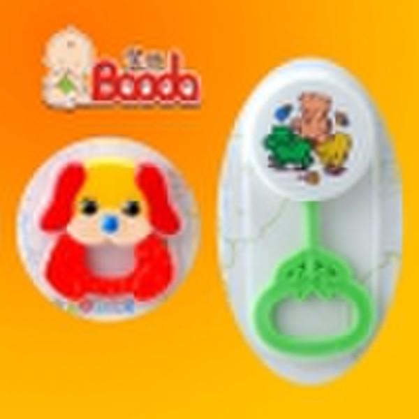 plastic baby rattle