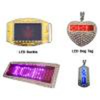 LED Buckle and LED Dog Tag