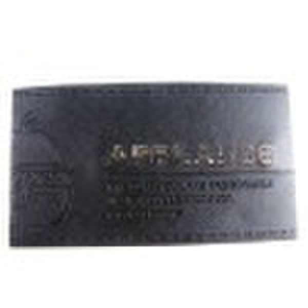 jeans leather label
