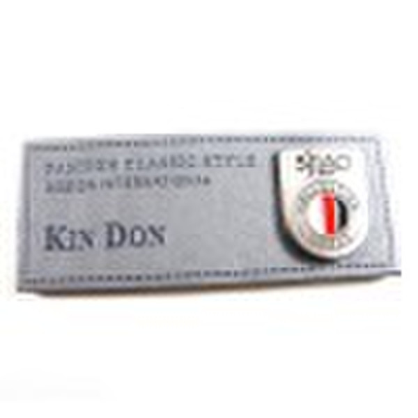 leather label