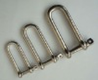 Stainless steel D-shackle