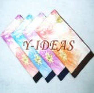 Popular Designer Printed 100% Silk Twill Scarf--(X