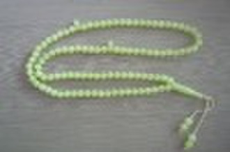 Green Luminated Prayer Beads