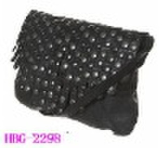 2011 ladies fashion black rivet bag