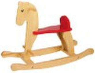 Wooden rocking horse