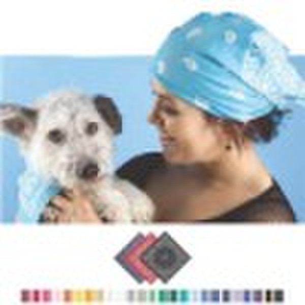 Printed cotton bandana