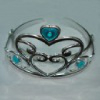 2010 new style fashion plated plastic party crown