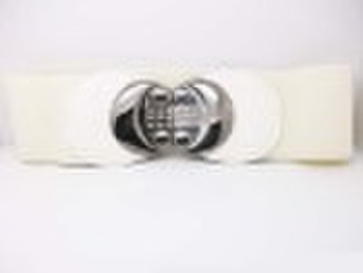 2010 leather elastic stretch belt,ladies fashion e