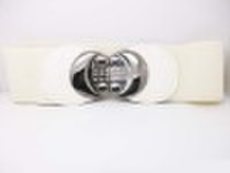 2010 leather elastic stretch belt,ladies fashion e