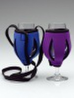 Neoprene Wine glass holder