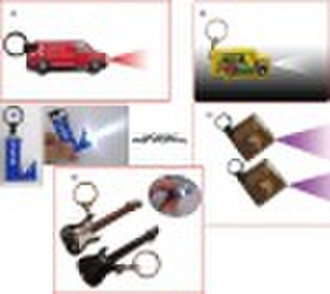 <OEM> PVC Led Keychain (J012)