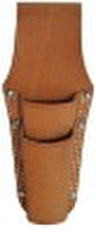 top grain saddle leather tool pouch