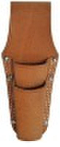 top grain saddle leather tool pouch