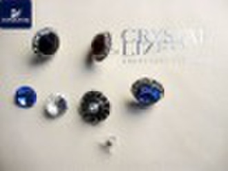 Large Framed Swarovski Crystal Earrings - 20mm