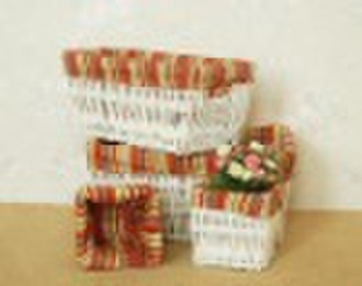 wicker storage basket