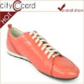 Men all leather casual shoes