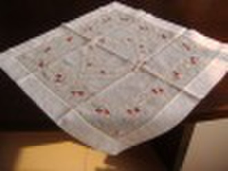 embroidered table cloth, polyester table cloth, ta