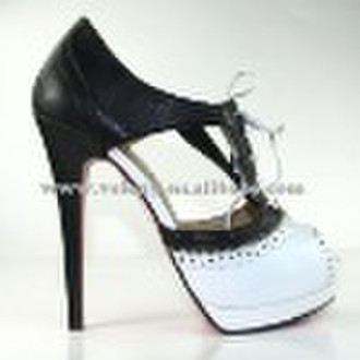 0992-9    VELONY Lady shoes Lace UP  in White