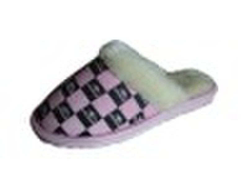 fashion plush indoor slipper