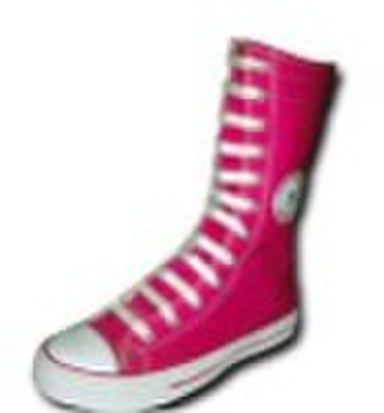 women's fashion high-top canvas boot