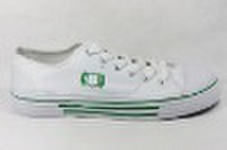 Canvas shoes Green Embroidery logo