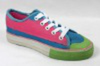 colorful canvas shoes